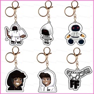 HK2 Foltyn Family YouTube acylic key holder keychain bag pendant HK2