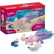 [sgstock] Schleich Axolotl Salamander Undersea Toy Set - [Axolotl Discovery Set] []