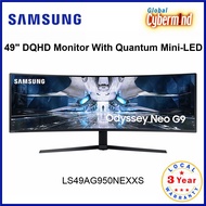 SAMSUNG S49AG950NE 49" Odyssey Neo G9 DQHD Curved Monitor With Quantum Mini-LED [LS49AG950NEXXS] (Global Cybermind)