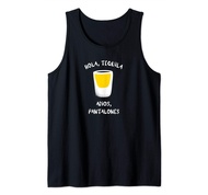 Hola, Tequila Adios, Pantalones Funny Drinking Graphic Tank Top