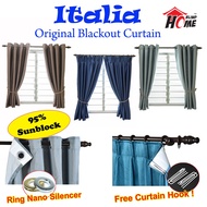 [HOMEBLIND] ITALIA Short Curtain /95% Blackout Thermal Insulated Blackout UV Protection Curtain / La