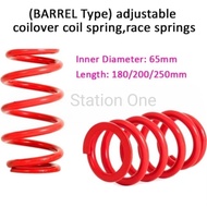 High Performance *65mm Adjustable Coilover Barrel Coil Spring/Sport Race Springs (1pc)