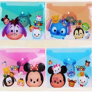 ✨✏️ Kids A4 Tsum Tsum File Folder ✨ Children Worksheet Paper School Birthday Party Goodie Bag Gifts 