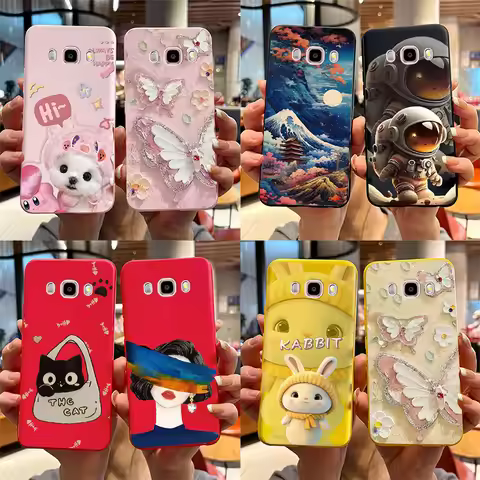For Samsung Galaxy J3 J5 J7 2016 Case Fashion Butterfly Cover Phone Case For Samsung J3 J5 J7 2016 J