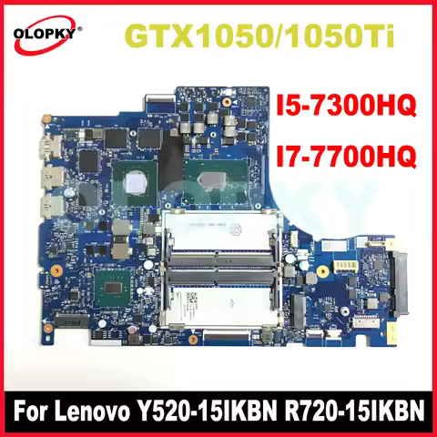 DY512 NM-B191 for Lenovo Legion Y520-15IKBN R720-15IKBN Laptop Motherboard I5-7300 I7-7700 GTX1050/1