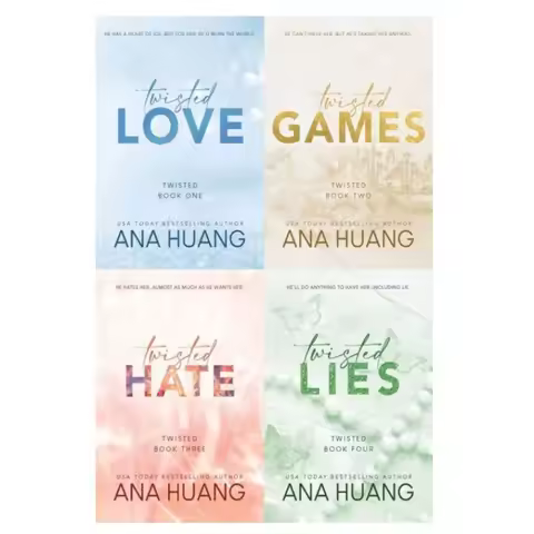 4 Books/set of Twisted Series By Ana Huang, Including Love/games/hate/lies Paperback English Novel B