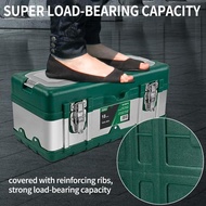 Isku Tool Box Large 20 Inch Stainless Steel Tool Box 2 Layers Tool Box 15-20 Inch Toolbox