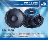 Speaker PD1850 Component Jk audio PD 1850 S Sub 18 inchi