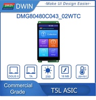4.3 DWIN Inch 480*800 TFT LCD HMI Display Module TTL UART IPS Capacitive/Resistive Touch Screen For