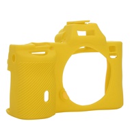 Stretchable and Tough Digital Camera Silicone Case for Sony A7R / A7 A7S Washable ProtectorYellow   