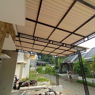 kanopi atap alderon 1 layer