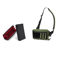 TACTICAL_GEEK Cache L3 Green EDC Sling Bag & PC2 Long Wallet Black