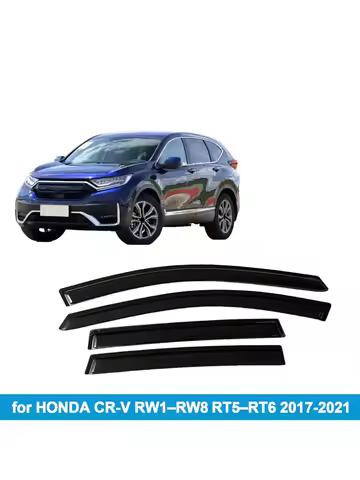 Window Visor for HONDA CR-V RW1–RW8 RT5–RT6 2017-2021 CRV Rain Guard Side Vent Deflector Weathershie