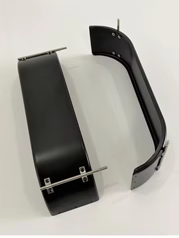 Metal Rear 2 Axle Mudguards Fenders for Tamiya 1/14 RC Truck Scania 770s MAN Volvo Actros Wheel Prot