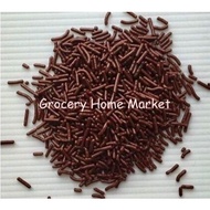 Premium Chocolate Rice 100g / 500g / 1Kg Coklat Urai Rice Tabur Sprinkles Manik Urai (Halal)