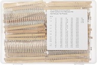 122 Values * 20 Pieces 1/2W 5% Carbon Film Resistor Kit 0R33 to 4.7M