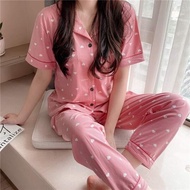 Korean Cotton Sleepwear Pajama Set For Women Nightwear