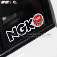 West West car sticker NGK car modified sticker sticker sticker sticker mirror reflector paste person