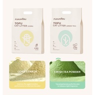 [Official Store] Fukumaru Tofu Cat Litter Corn/GreenTea Flavor 2.7kg