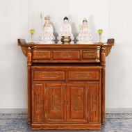 HY/💯Buddha Niche Altar Altar Household Modern Minimalist Buddha Shrine Incense Burner Table Chinese Style Middle Hall So