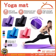 Roni Tpe Yoga Mat Yoga Pilates Mat 6mm/10mm Thick Exercise Mat Non Slip Gymnastic Mat Yoga Carpet Mat Fitness Mat 瑜伽墊