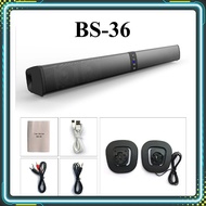 20w Bs-36 High Power Wireless Speaker 3.5mm Input Usb Tfcard Bluetooth Compatible Detachable Speaker