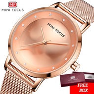 [Diskon] [Garansi] Mini Focus Jam Tangan Wanita Casual Kantor Strap Tali Pasir Original Mf0332L