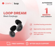 LOOP Dream Black Silicone Foam Earplugs For Sleep Comfort | Comfortable Ear Plugs For Snoring