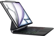 Keyboard case for iPad Air 11(M2) 2024 iPad Pro 11 2024Magic Trackpad Blacklight Bluetooth Keyboard 