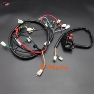 Engine AC Wiring Harness &amp; Switch For 150cc 200cc 250cc PIT Quad Dirt Bike ATV Buggy Loncin zongshen ducar Lifan