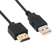 0.5M USB 轉 HDMI 電源連接線 轉接線 轉接頭 轉換器