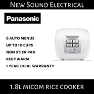 Panasonic SR-DF181 1.8L Micom Rice Cooker SR-DF181WSH | 1-year Local Warranty