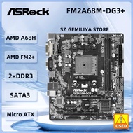 ASRock FM2A68M-DG3+ Motherboard Socket FM2+ AMD A68H DDR3 32GB Micro ATX PCIe 3.0 Support A10 785 A8