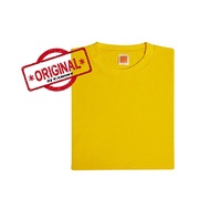 OREN SPORT 100% Cotton Plain T-shirt - Yellow (Unisex) CT51
