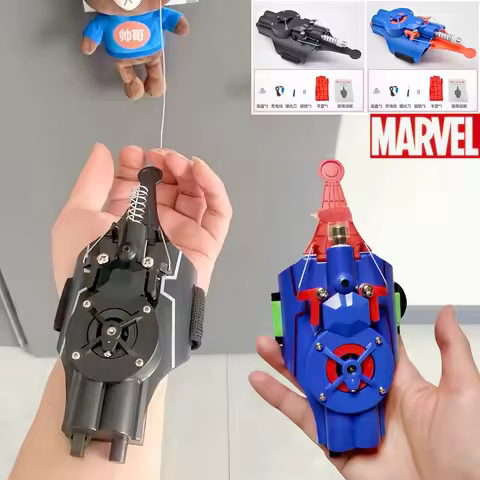 Ml Legends Fully Automatic Peripheral Spiderman Web Shooters Spider Silk Launcher Rope Device Cospla