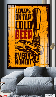 Tranh Laminate Tráng Gương - Tranh Treo Tường Trang Trí Quán Bia Quán Nhậu