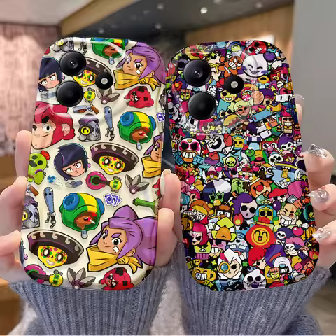 Game B-Brawls S-Stars Case For Xiaomi Redmi Note 14 13 12 11 10 Pro Plus 11S 10S 15 15C 14C 13C 12C 