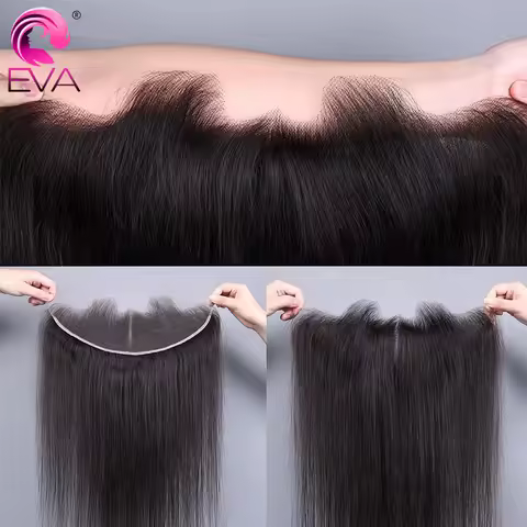 Real HD Lace Frontal Only Full 13x6 13x4 Invisible Melt Skins Lace 5x5 6x6 7x7 HD Lace Closures Huma