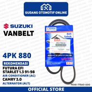 Fanbelt Fanbelt ALT AC Suzuki Futura EFI Starlet 1.3 Camry 3.0 4PK 880 Original ORI 95141-7750-000