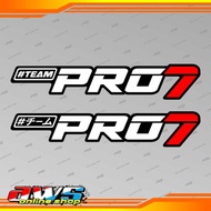 Team Pro7 Sticker Appears