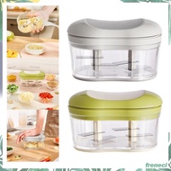 [Freneci] Veggie Chopper Manual Garlic Chopper for Nuts Onion Ginger