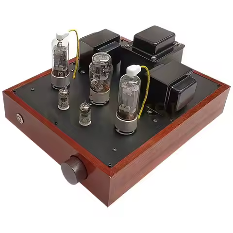 AIYIMA SMSL 6J1 Push 6P13 Vacuum Tube Amplifier 5Z4P Rectification 6W 2.0 Stereo ALPS 16 Class A Amp