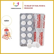 Avadol-Fast Paracetamol 500mg Tablet 20x10’s (Fever / Pain Relief / Demam / Tahan Sakit)