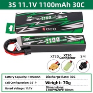 High Performance Polymer Lithium Battery for Water Bullet Toys ACE Format 2S3S 30C 1100mah by Ges