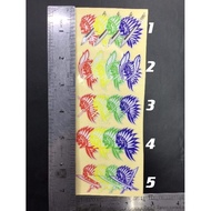 Apachee Designs Pedang & Daun Sticker Printing(Reflective)