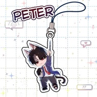 Killer Peter - Accelerator 2-sided phone strap | Ending HP lucu-Peter characters.