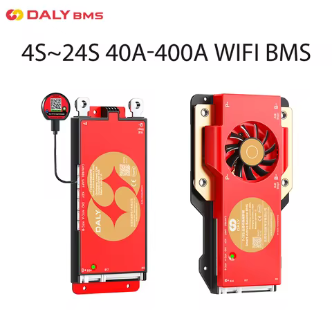 Daly BMS WiFi Bluetooth Smart Active Balance 4S-24S 40A 100A 150A 200A 300A LiFePO4 Li-ion BMS 4S BM