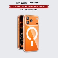 FS MagSafe Clear Case For iphone X XS XR MAX 11 12 13 14+ 14 15 16 16E 17 Air Plus Pro Max TPU Silic