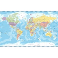 -Fine World Map-Home Decoration-For Education (World Map)