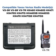 【D-10】FNB-80Li FNB-58Li Battery for Yaesu Vertex VX-7R VX-6R VX-5R HX470S HX471 Two Way Radios Repla